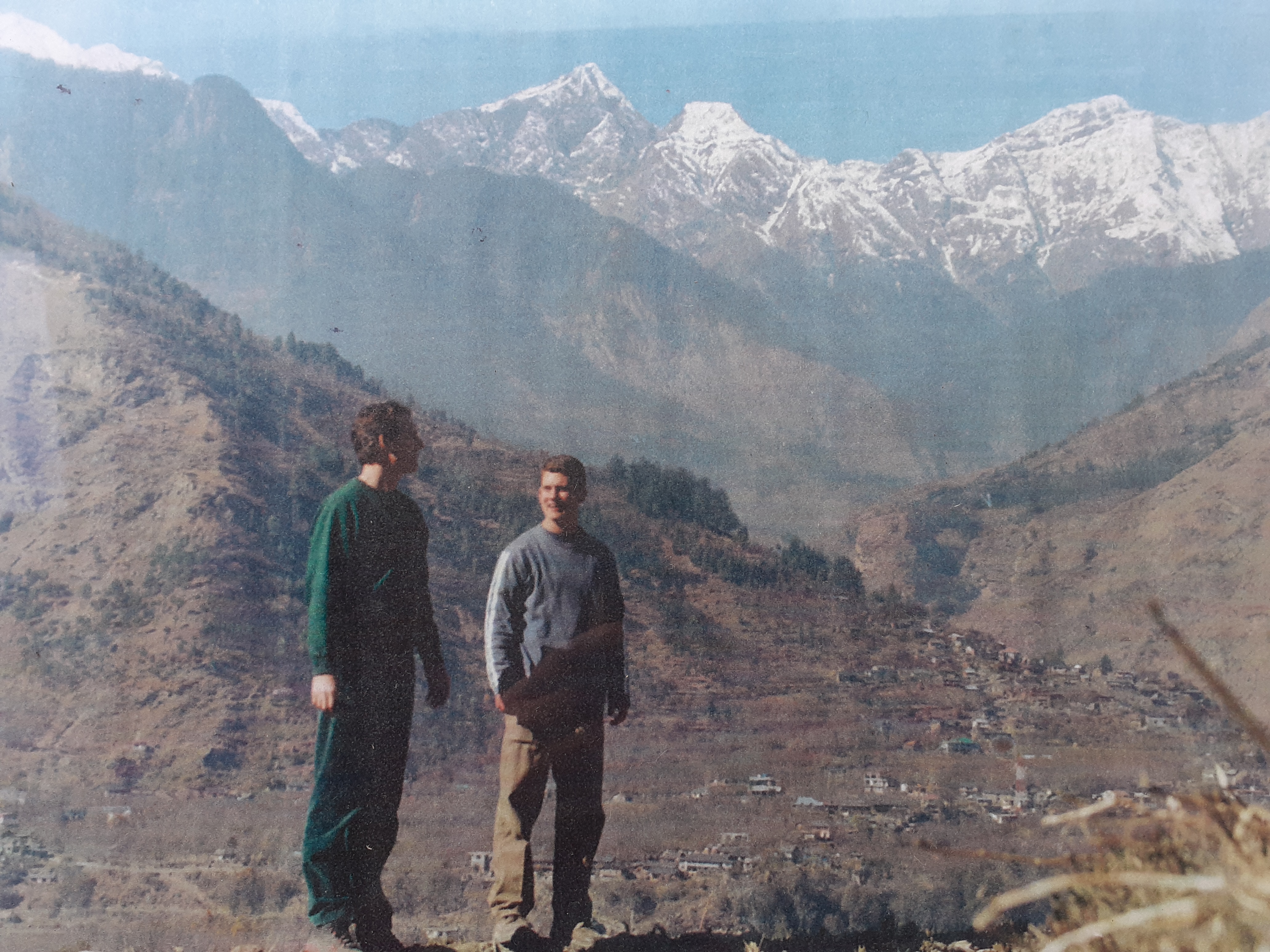 Anthony Hall, a music therapist in the UK, on a trip to India